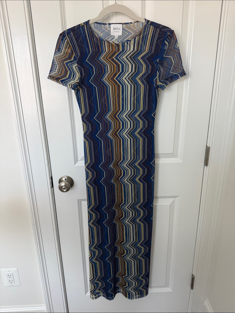 Misa chevron stripe dress